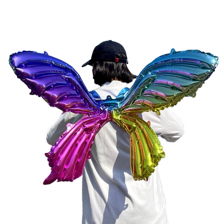 Inflatable angel wings performance props party body colorful wing (No.YC-INF99)