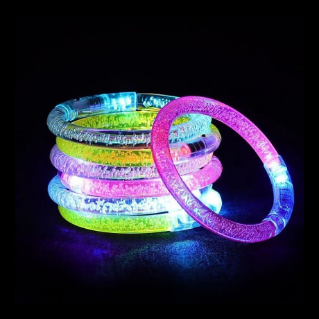 Bubble effect LED light up cheap price party decorative bracelet (No.BB-112)