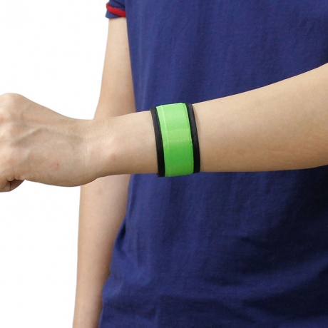 LED light up night sports safety clapping wristband (No.JY-50)